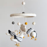 Felt Seagull Baby Mobile - Ganapati Crafts Co.