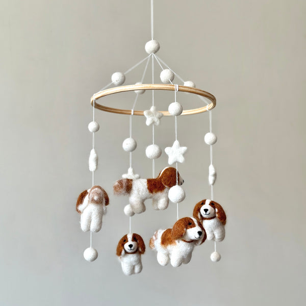 Felt Baby Mobile - Cavalier King Charles Cavalier