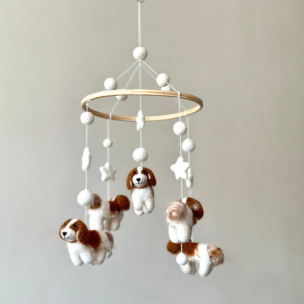 Felt Baby Mobile - Cavalier King Charles Cavalier