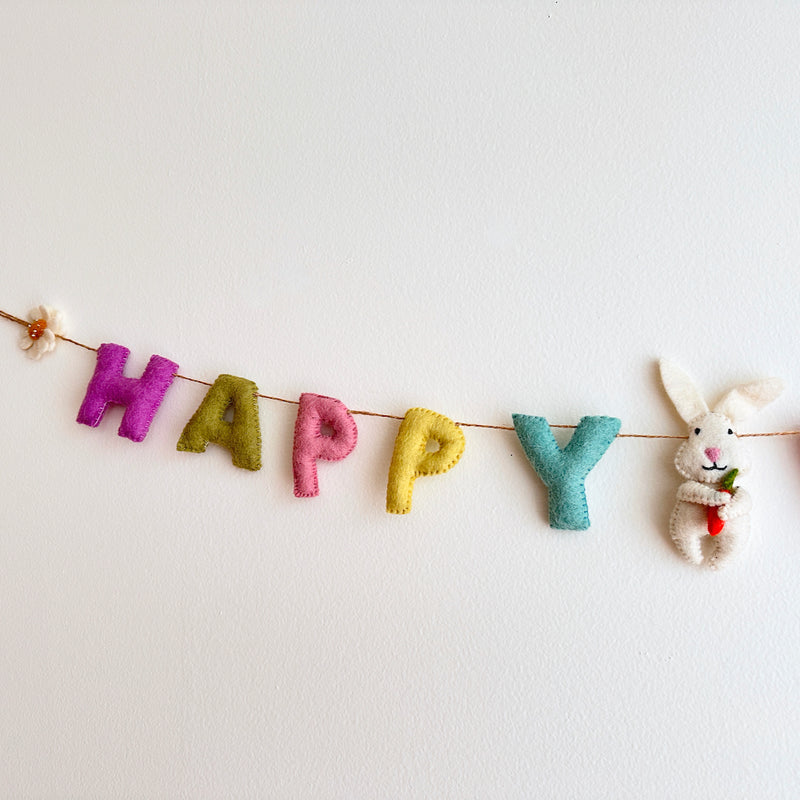 Felt Garland - Happy Easter