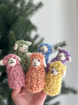 Candy Sheep finger puppet - Set of 6