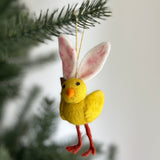 Mini Bunny Chick Ornament