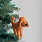 Felt Ornament - Poodle Ornament