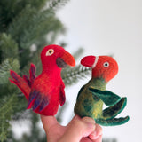 Felt Finger Puppet - Parrot