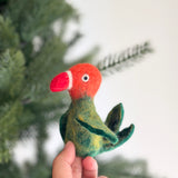 Felt Finger Puppet - Parrot