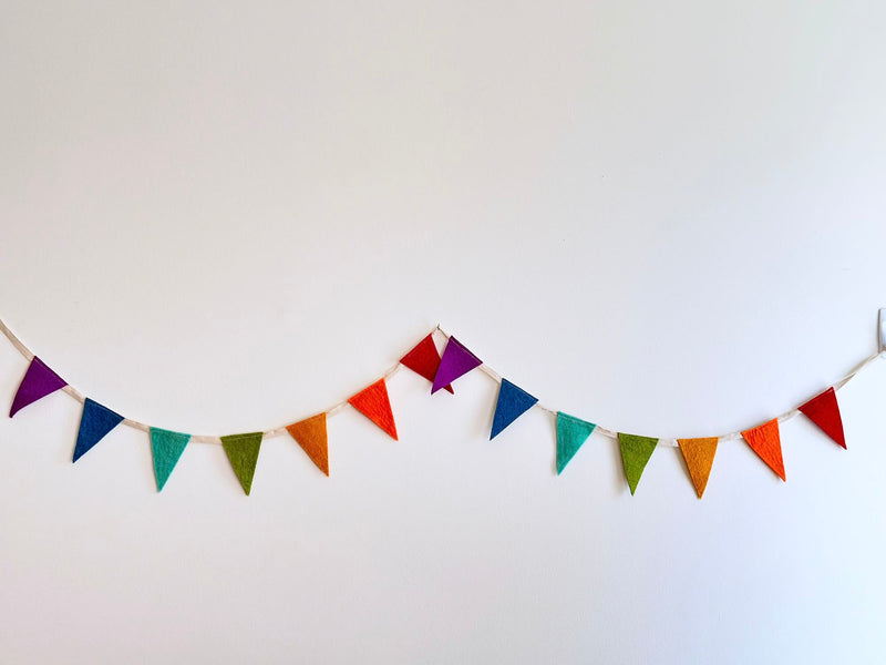 Felt Garland - Flag Party Banner