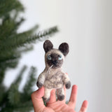 Felt Finger Puppet - Siamese Cat
