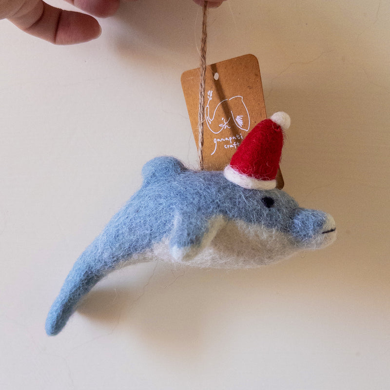 Felt Ornament - Dolphin