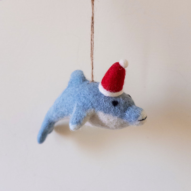 Felt Ornament - Dolphin