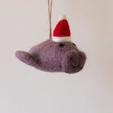 Felt Ornament - Manatee