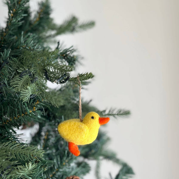 Felt Ornament - Yellow Baby Chick