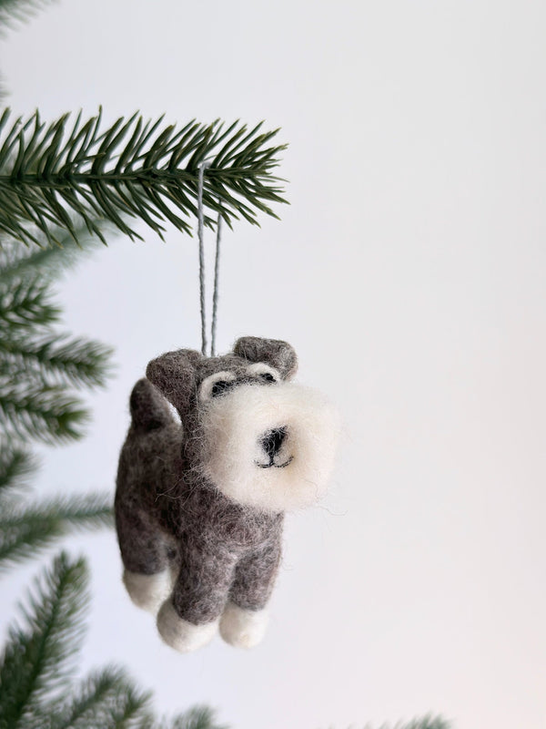 Schnauzer Dog Ornament