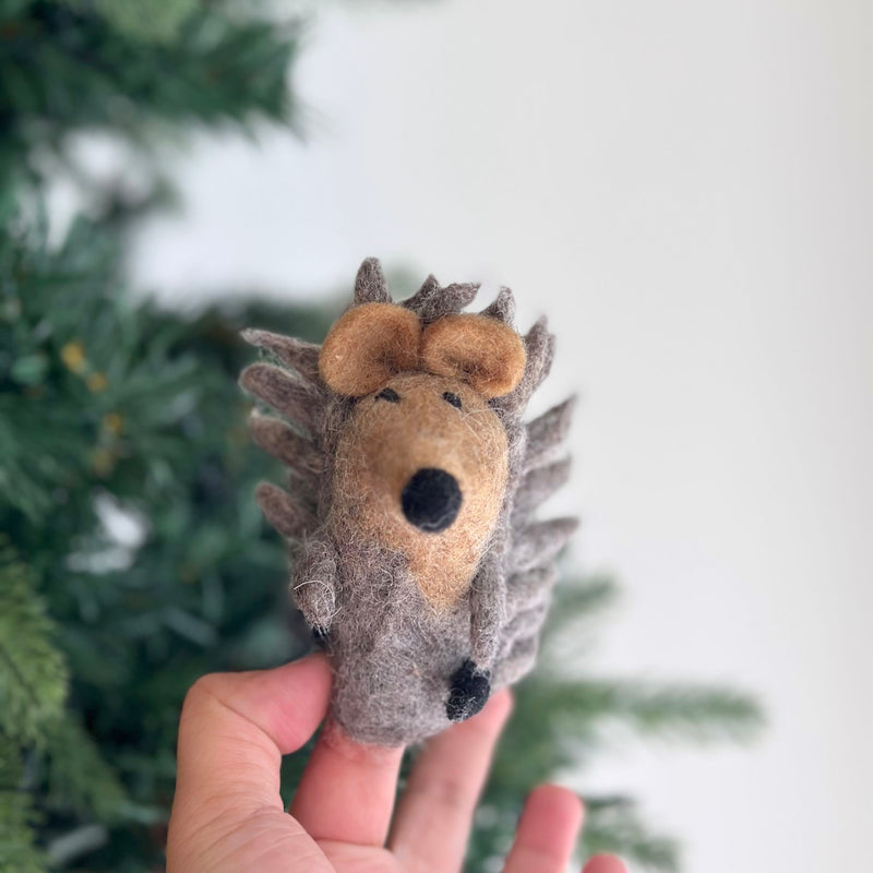 Hedgehog Finger Puppet