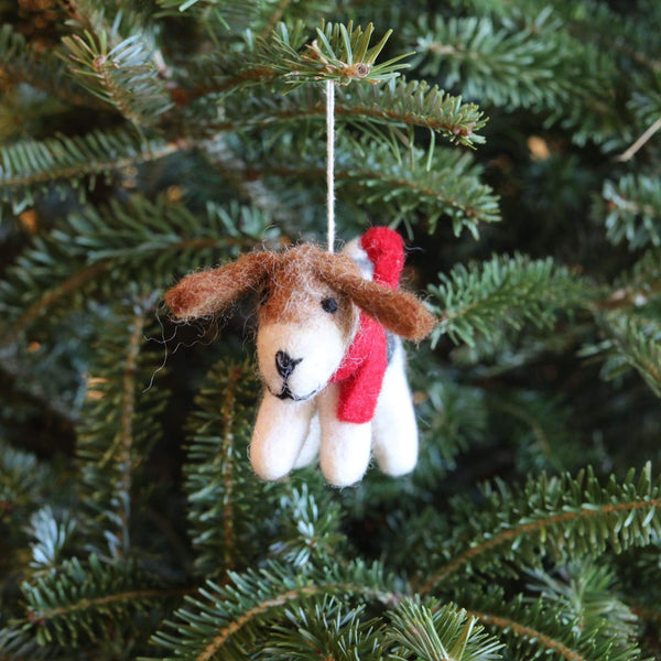 Felt Ornament - Jack Russell Dog
