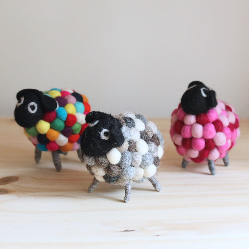 24PCS DIY Miniature Felt Balls for Crafts Ornament Animal Wool Needle  Felting kit Wool Felt Balls Needle Felt kit handicrafts pom pom Wool  accesorios