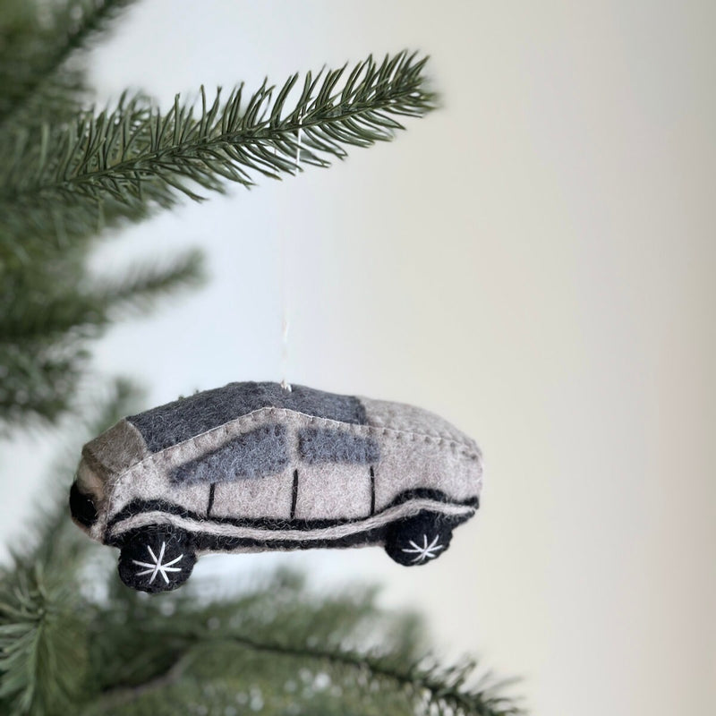 Felt Cybertruck Ornament, Unique Gifts for TESLA fans, Car Ornament, Christmas Stocking Stuffer