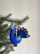 Felt Peacock Ornament