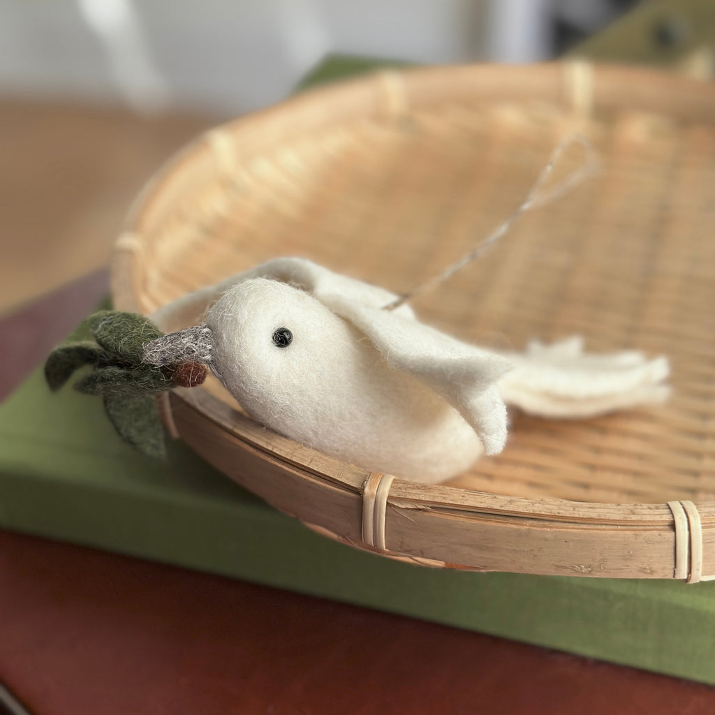 Best Needle Felted Duck Christmas Ornament｜Ganapati Crafts Co.