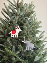 Felt Ornament - Gray Elephant