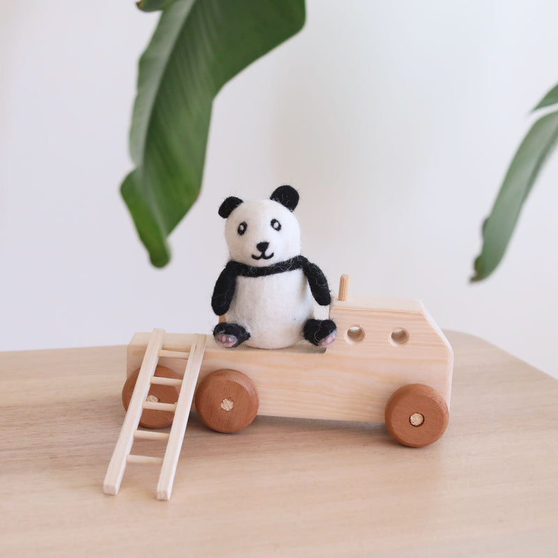 Felt Toy - Sitting Panda