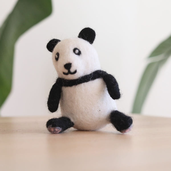 Felt Toy - Sitting Panda