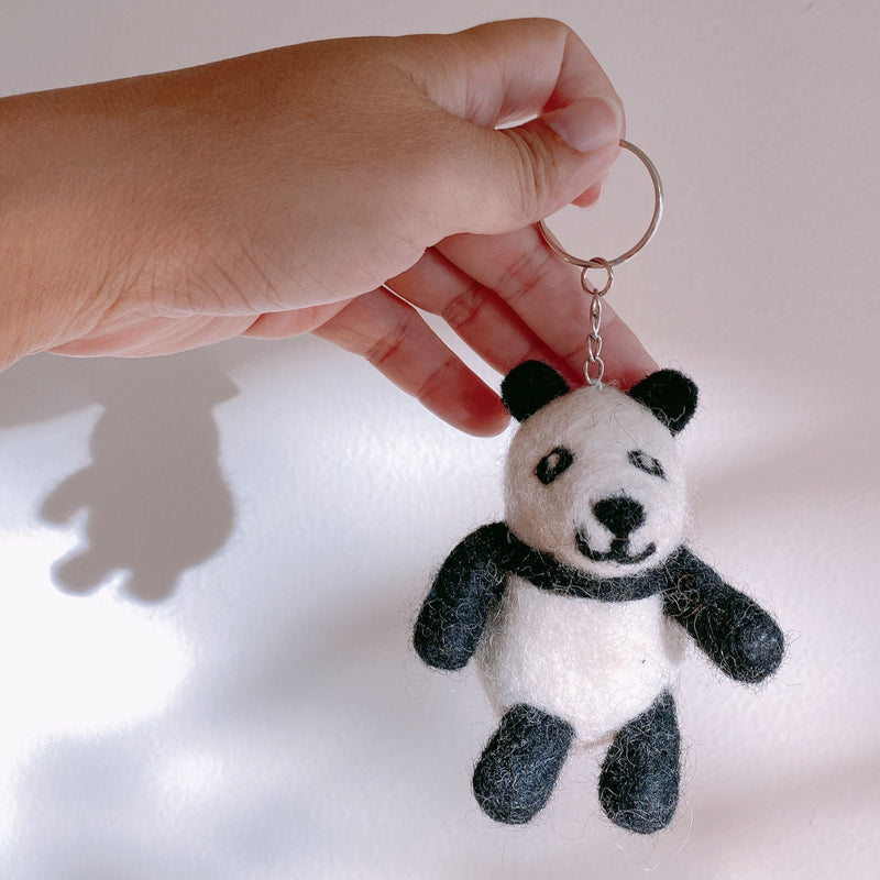 Felt Keychain - Panda