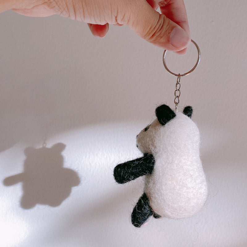 Felt Keychain - Panda