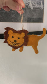 Felt Ornament - Safari Lion