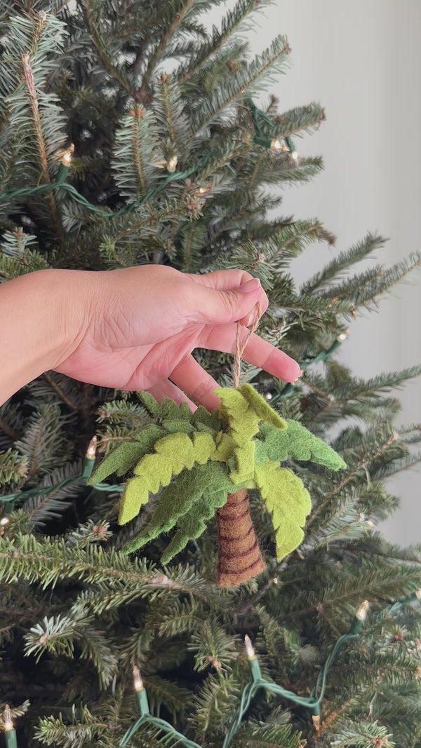 Felt Ornament - Palm Tree