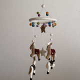 Felt Baby Mobile - Carousel Horse