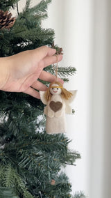 Felt mini Angel Christmas Ornament