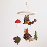 Forest Friends Felt Baby Mobile