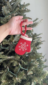 Felt Ornament - Snowflake Glove