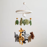 Felt Baby Mobile - Safari Jungle