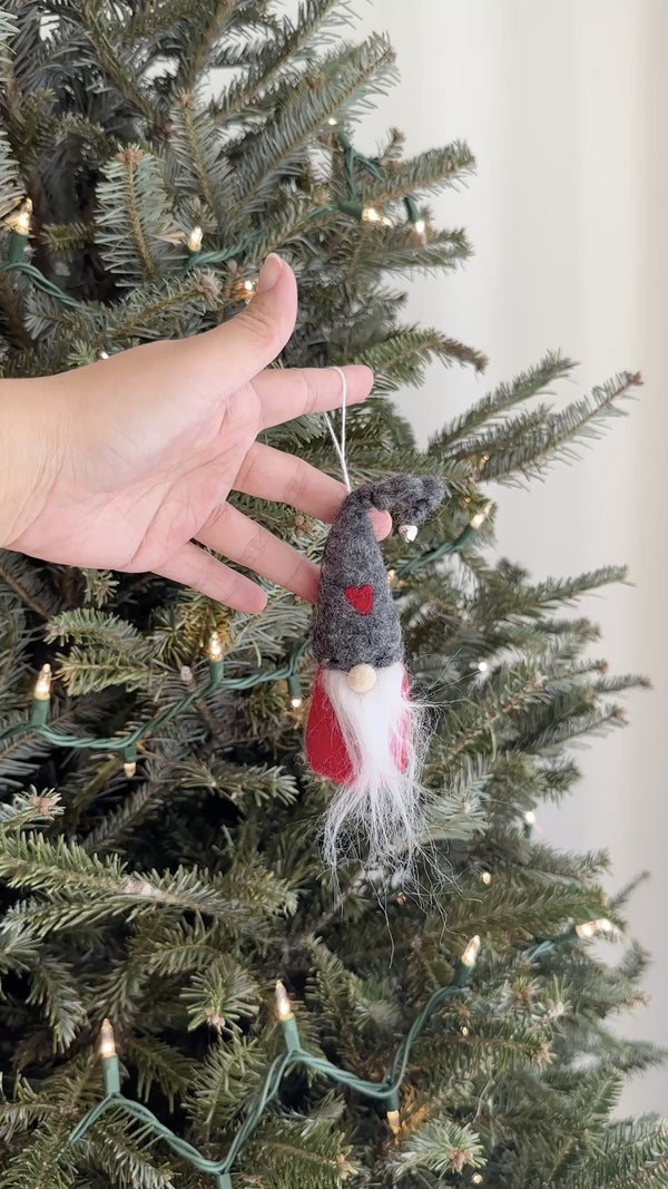 Felt Ornament - Mini Gnome