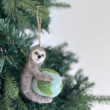 Sloth Embrace: Earth-Holding Decor