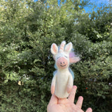 Felt Finger Puppet - Pastel Unicorn