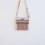 Woven Square Double Sided Crossbody Bag