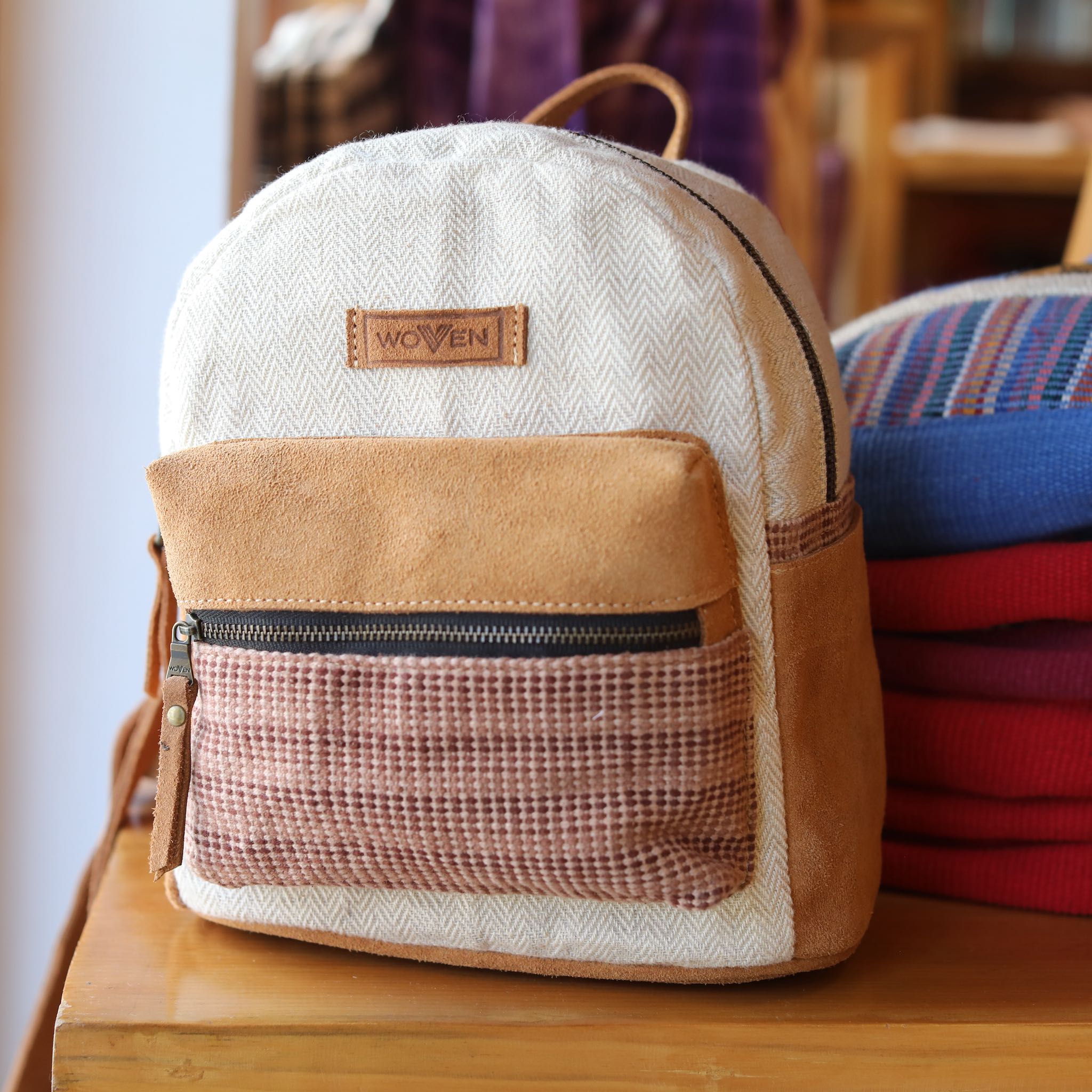 Boho mini backpack on sale