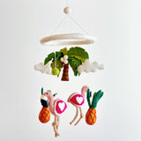 Handcrafted Felt Baby Mobile - Adorable Nursery Decor for Your Little One's Room