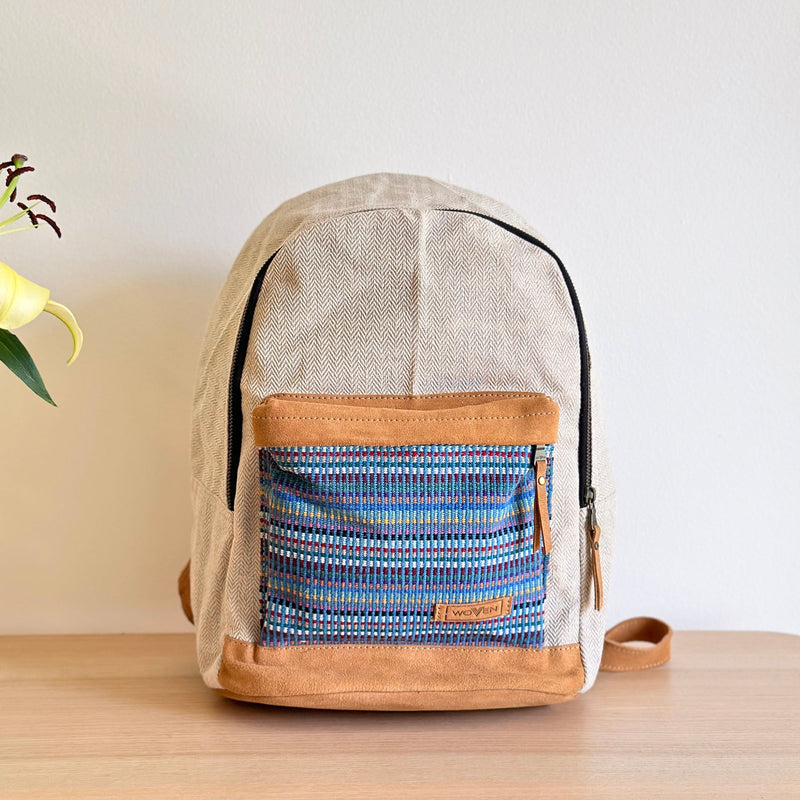 WOVEN 14" Laptop Backpack - Jazzy
