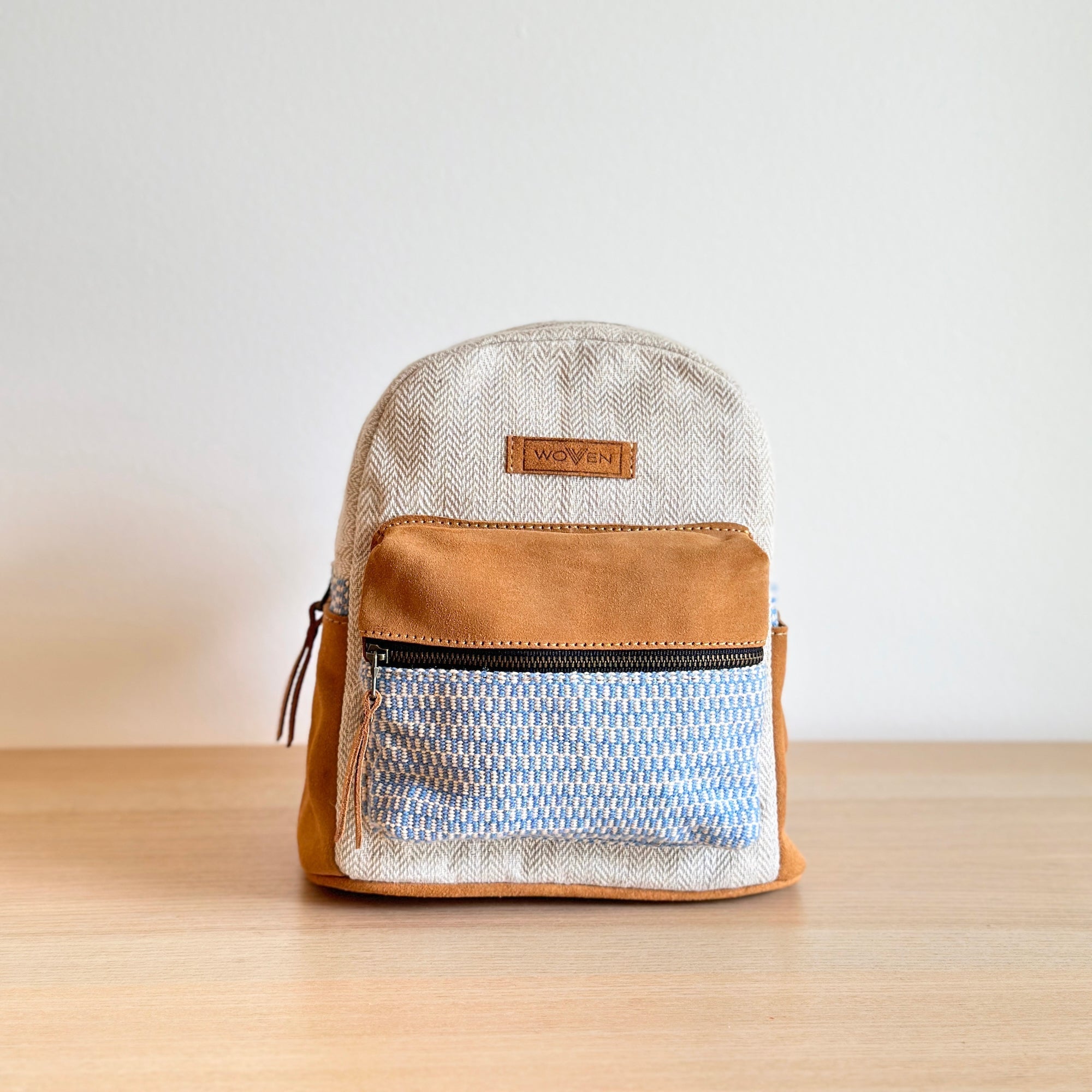Best Women's Backpack: Mini Backpack - 4 house stripe | Ganapati Crafts Co.