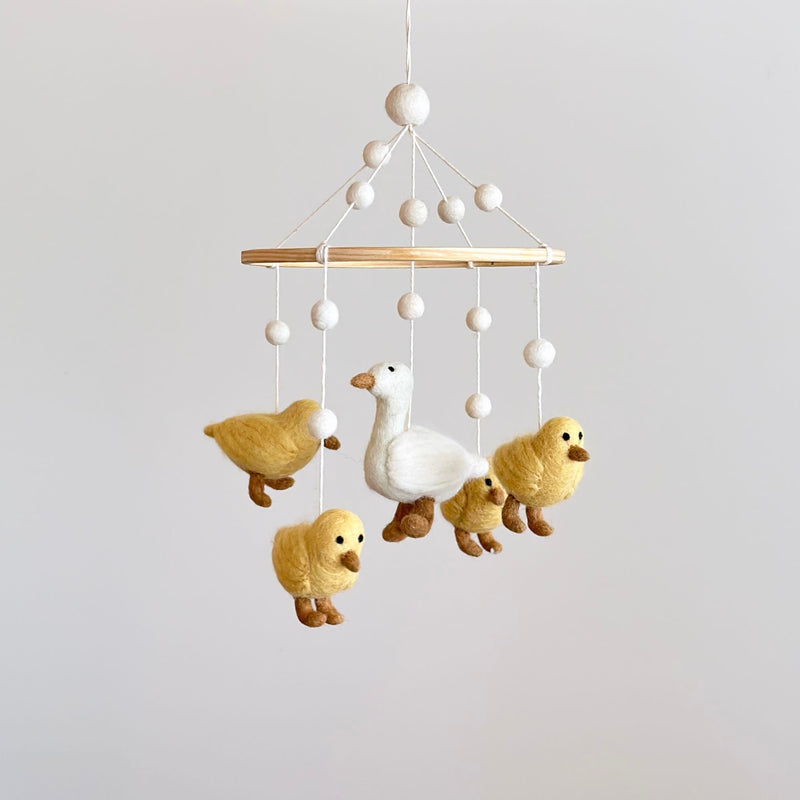 Handcrafted Felt Baby Mobile - Adorable Nursery Decor for Your Little One's Room