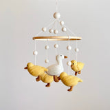 Handcrafted Felt Baby Mobile - Adorable Nursery Decor for Your Little One's Room