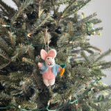 Bunny Holding Carrot Ornament