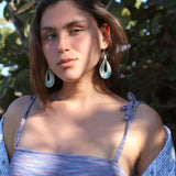 Fairuz - Syrian Drop Earrings Not Bombs Premium Quality Unique Handmade Gifts And Accessories - Ganapati Crafts Co