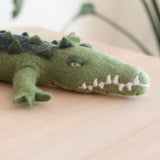 Needle Felted Gator - Ganapati Crafts Co.