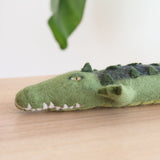 Needle Felted Gator - Ganapati Crafts Co.