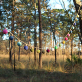 Felt Color Ball Lightbulb Garland Premium Quality Unique Handmade Gifts And Accessories - Ganapati Crafts Co.