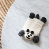 Felt Panda Coasters - Set of 4